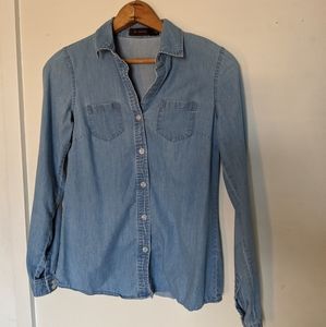 chambray button up